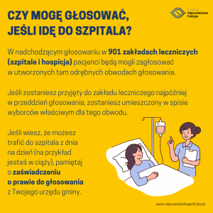 Głosowanie w szpitalu