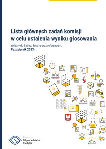 Zadania komisji w celu ustalenia wyników głosowania