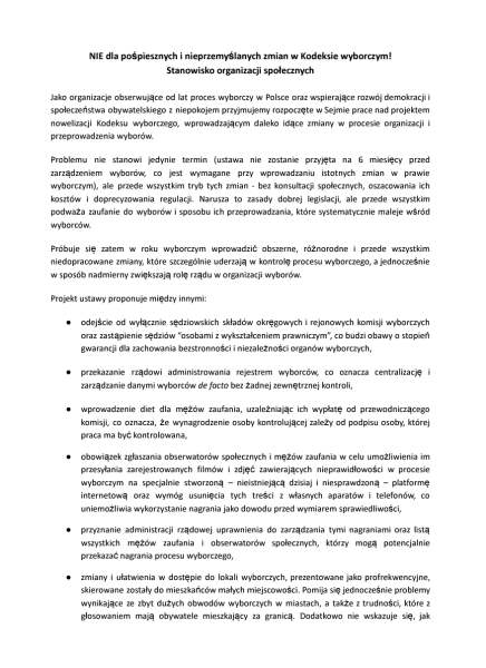 pierwsza strona stanowiska