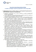 Komunikat Fundacji Odpowiedzialna Polityka w sprawie wyboró zarządzonych na 10 maja